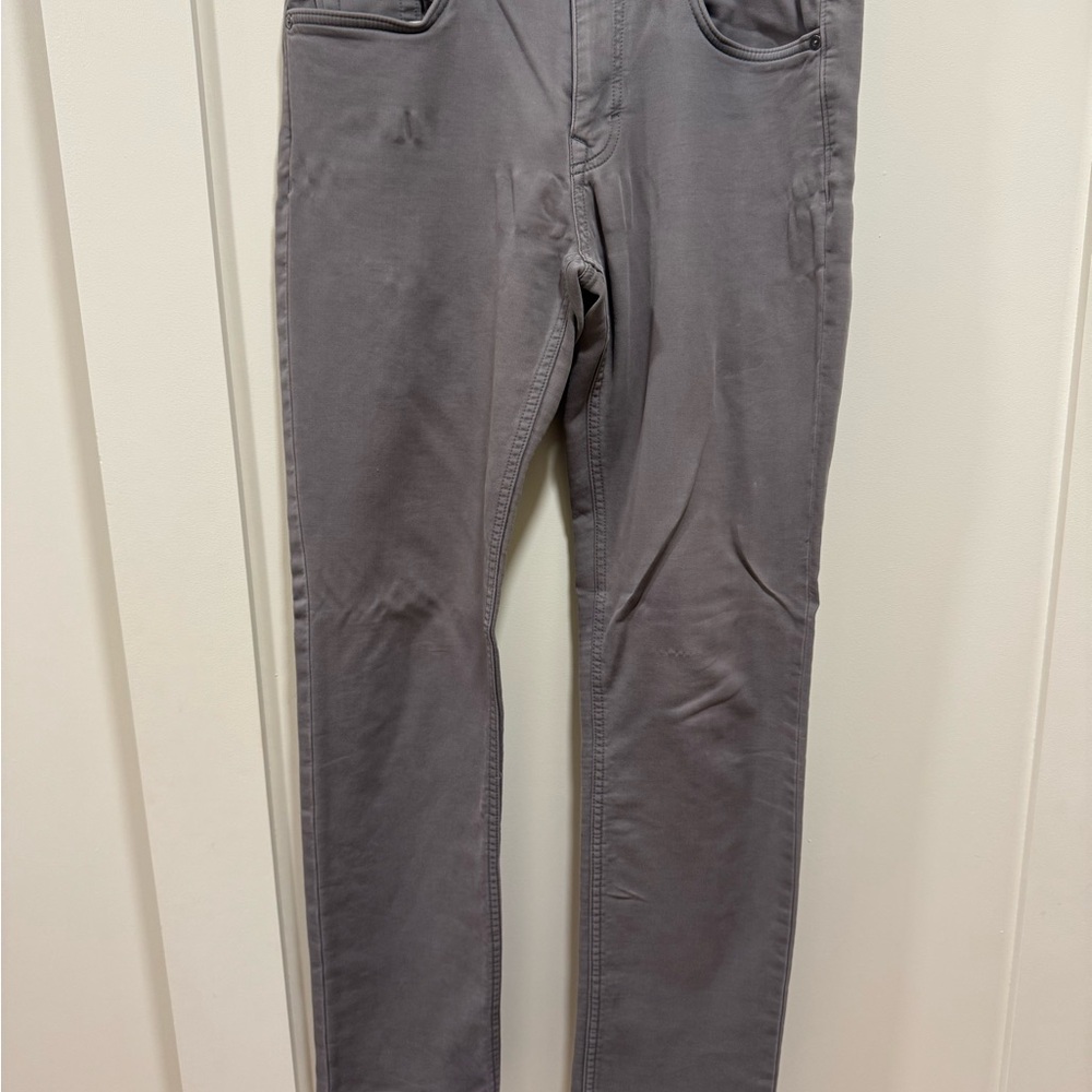 Banana Republic The Traveler Gray Trousers Slim 32x34